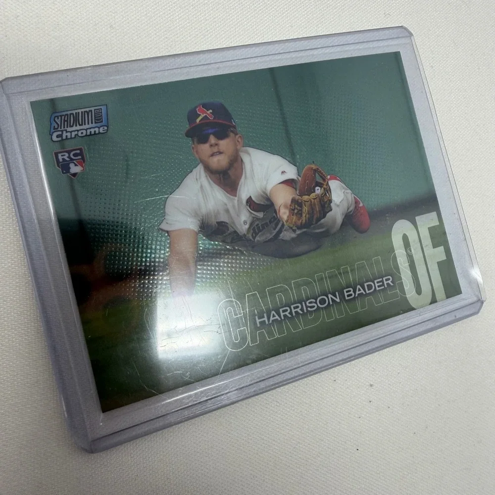 2018 Topps Stadium Club Chrome Harrison‎ Bader RC Rookie Card SCC-280 Cardinals